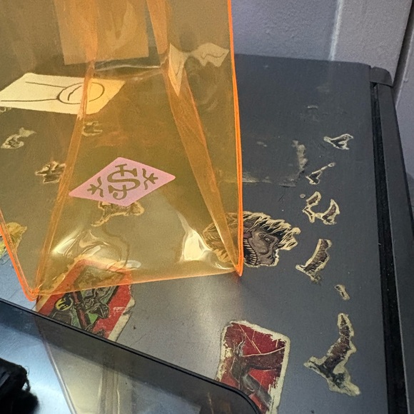 Sol De Janiero transparent  Orange Tote Bag - Picture 2 of 2